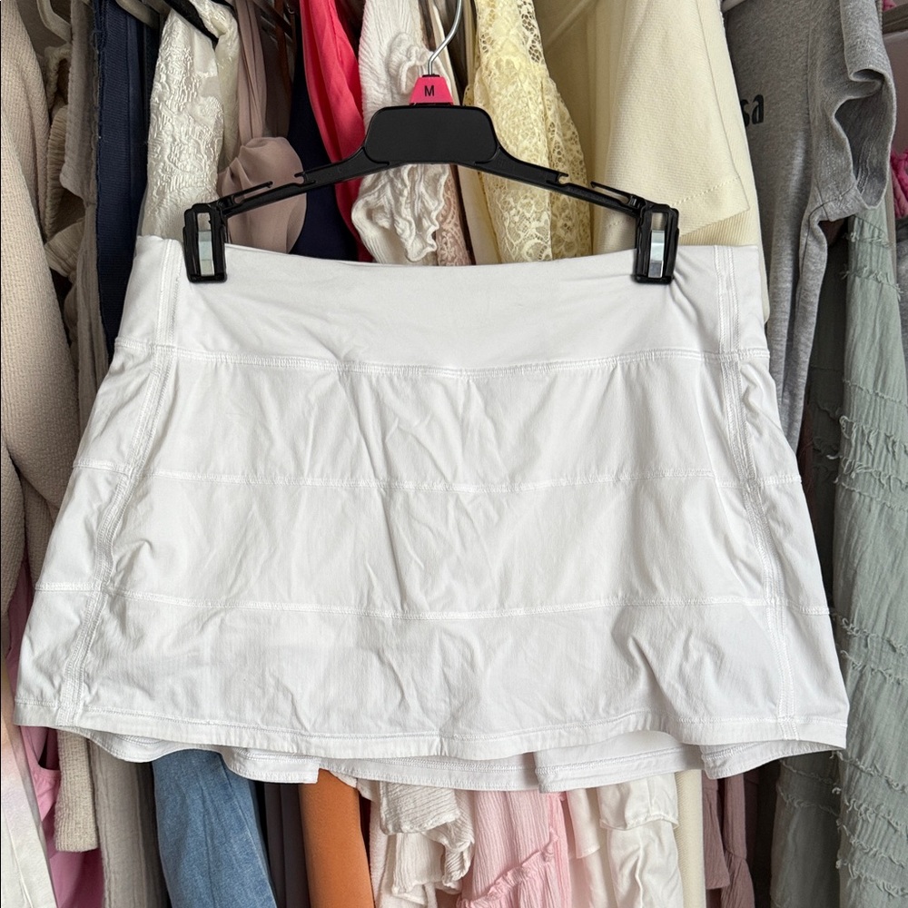 Lululemon White Tennis Skirt